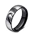 VNOX Mens Stainless Steel Love Puzzle Couple Ring for Valentines Wedding Engagement Promise,Size 8