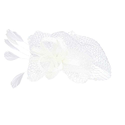 Vintage Fascinator Hair Clip Pillbox Hat Party Cocktail Hairdress Headdress