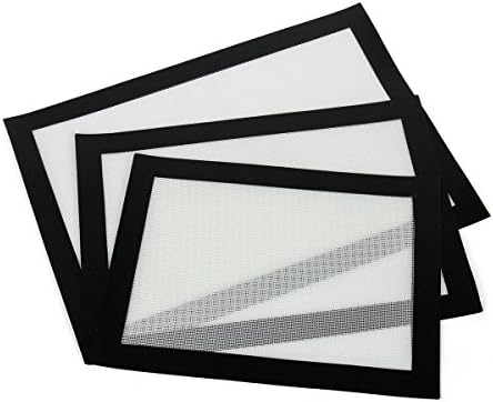 Silicone Baking Mat Non Stick For Bake Pans and Rolling - 3 Pack by Hoyoki
