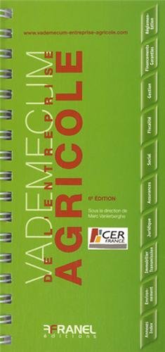 Vademecum de l'entreprise agricole (6e édition) by (Hardcover-spiral)