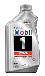 Amazon.com: Mobil 1 94002 15W-50 Synthetic Motor Oil - 1 Quart (Pack of 6): Automotive