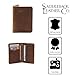Saddleback Leather Co. Thin Full Grain Leather Slim Bifold Wallet for Men RFID Shielded Includes (Tobacco, Front Pocket Bifold)