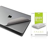 JRC-GRAY 4 in 1 MacBook Skin Cover Decal and Touchpad Protector for MacBook Pro 13"( 2016 Late, Touch Bar A1706)