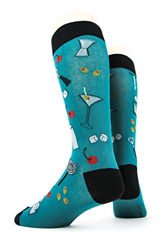 Foot Traffic, Men's Beverage-Themed Socks, Bar Tools (Shoe Sizes 7-12) - Thumbnail 2