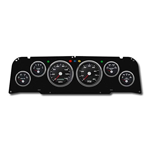 NEW VINTAGE USA Gauge Kit, Analog, Fuel Level/Oil Pressure/Speedometer/Tachomet…