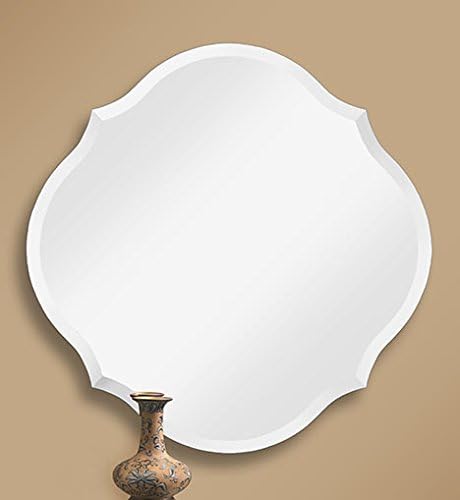Flaired Wall Mirror - 30" X 30" - Beveled Edge