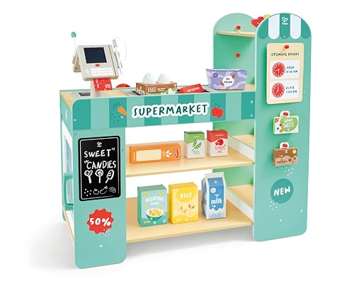Hape Smart Wooden Supermarket with Accessories