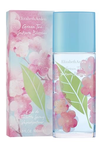 – Green Tea Sakura Blossom, Eau de Parfum, Erfrischendes Parfüm mit grünem Tee, Sakura Blossom, Damenparfüm, 100 ml