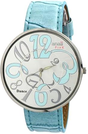 Anaii Pink 'Dance' Blue Strap Ladies Fashion Watch - AP076: Amazon.co ...