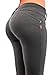 Shaping Pull On Butt Lift Push Up Yoga Pants Stretch Indigo Denim Skinny Jeans