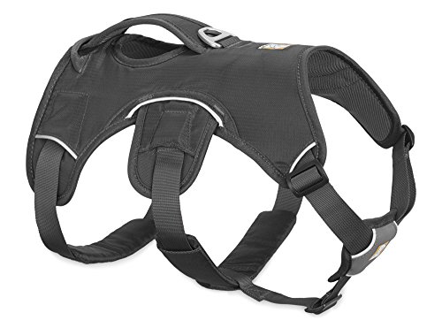 RUFFWEAR - Web Master Dog Harness with Lift Handle, Twilight Gray (2017), Large/X-Large