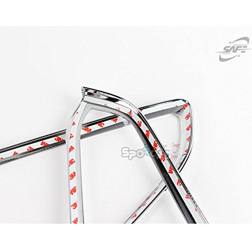 image for KD SAFE K-589 Chrome Silver Rear Tail Lamp Light Cover Molding Trim fo