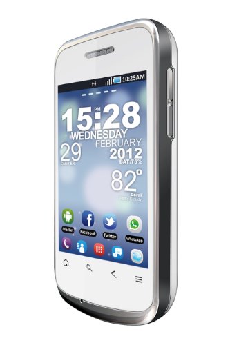 Blu D100b Tango GSM Quad-Band Phone with Android OS 2.2, Wi-Fi, GPS Navigation, Bluetooth and MicroSD Slot - Unlocked Phone - US Warranty - White