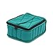 30-Bottle Essential Oil Carrying Cases hold 5ml, 10ml and 15ml bottles - Teal with Coral interior - 3
