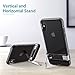 ESR Metal Kickstand Case for iPhone Xs Max, [Vertical and Horizontal Stand] [Reinforced Drop Protection] Flexible Soft TPU for iPhone 6.5 inch(2018)(Jelly Black)
