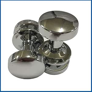 2 pieza perchas de toalla toallero cromado titular Albornoz gancho de