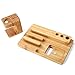 iVAPO MM607 3-in-1 Bamboo Body Apple Watch, iPhone & iPad Stand for Apple iWatch 38mm/42mm, iPhone 5s, 6, 6 Plus, iPad Air, iPad Air 2, iPad mini