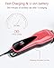 SUPRENT Hair Clippers for Men,All-Steel Self-Sharp Blade Cordless Hair Clippers Set, Long Service Life and Low Noise Hair Trimmer, with LED Display Hair Cutting Kit for Family