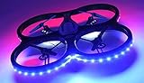Hero RC V626 UFO Drone with Camera and LED 4 Channel 6 Axis Gyro Quadcopter 2.4ghz Ready to Fly