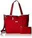Baggallini womens Quilted avenue tote with RFID, red quilt, One Size