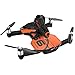 WINGSLAND WingsLand 4K Camera Live Video Foldable Pocket Size WINGSLAND S6 Air Selfie Drone, Black Orange, Ultra-Compact (S6)