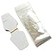 Chenkou Craft 50sets White Necklace Jewelry Display Hanging Cards with OPP Bags
