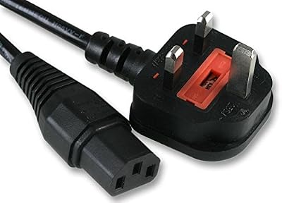 Pro Elec PE01063 13A UK Plug to IEC C13 Lead 2m Black