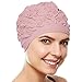 Beemo Women’s Latex Swim Cap – Rubber Bathing Hat - Pastel Pink