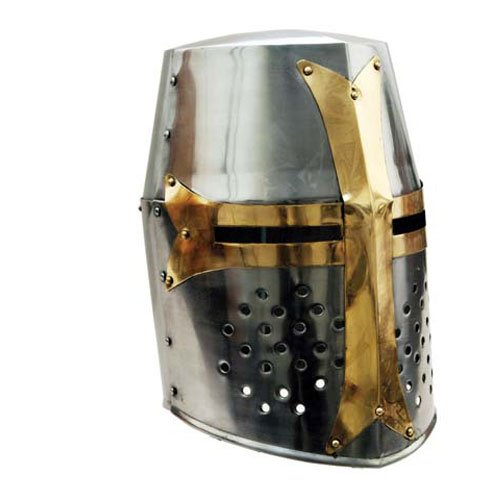 Great brass crusader helmet
