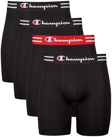 Champion Men's Everyday Active Lightweight Stretch Boxer Briefs
