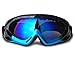 Feier Yusi Adult Professional Ski Goggles Snowmobile Snowboard Skate Snow Skiing Goggles with 100% UV400 Protection Bright lens TPC Frame Material Anti Sand Wind & UV Suitable Hiking Surfing Skiing