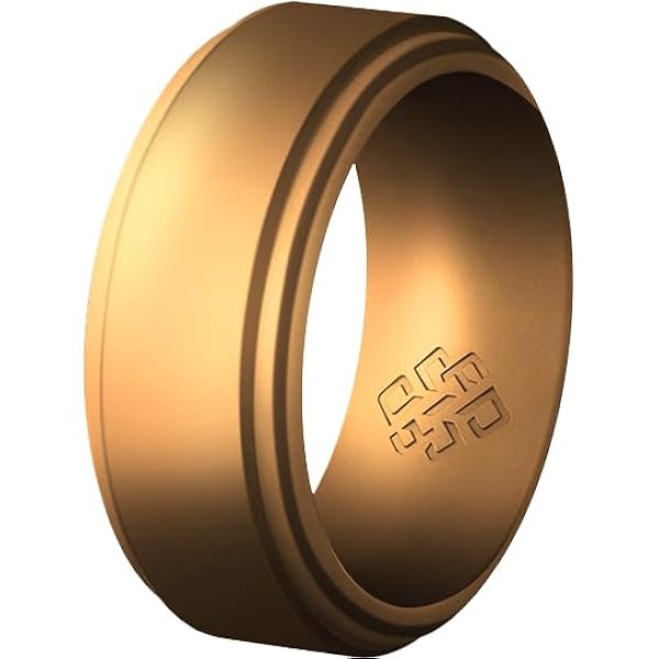 Silicone Mens Wedding Bands Color-Changing Silicone Rings Safe