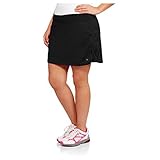 Plus Sized Black Knit Skort by Danskin Now. Skirt with Attached Shorts Underneath.