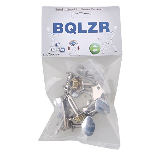 image for BQLZR Chrome Tuning Pegs Machine Heads 2R2L For Ukulele 4 String Guita