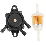 Harbot 491922 808656 Feul Gas Pump with Fuel Filter for Briggs and Stratton 691034 692313 808492 12Y000 185000 Model Engine