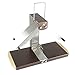 BRON COUCKE - Traditional Raclette Machine Brézière Original - Professional – Stainless Steel - 1/4 or 1/6 Wheel of cheese – 1-4 People - Adjustable Heating Rods - Foldable - Safety Switch - 110V