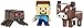 Minecraft Collectible Figures Spider, Steve & Cow 3-Pack, Series 1