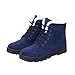 YIXINAN Warm winter snow boots female boots with flat boots student short women's boots