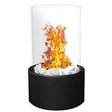 Moda Flame GF307950BK Ghost Tabletop Firepit Ethanol Fireplace - Black