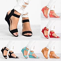 Gibobby Womens Espadrilles Sandals Wedge,Women's