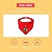 Christmas Baby Bandana Bib Soft Absorbent Cute Baby Bibs for Teething Drooling, Perfect Baby Shower Gift Set by Little Dimsum (Christmas 4-Piece Set)