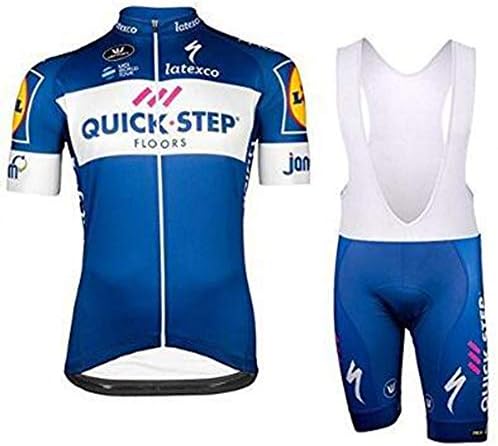 YDJGY High Quality Pro Team Men's Cycling Clothing Breathable Quick Dry Short Sleeve Cycling Jersey Cycling Shorts Kits for Summer