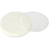 uxcell 100pcs Parchment Paper Rounds 4 Inch, Round Parchment Paper Non Stick for Baking Small Cakes, Separating Frozen Meat, Toaster Oven, White