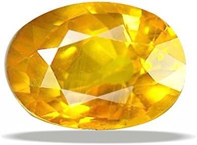 Attrective Best Quality Natural Yellow Sapphire (Pukhraj) For Guru Protect Family And Provide Wisdom