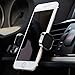 Dash Crab Armour - Luxury Metal Air Vent Car Phone Mount Holder, Universal Fit for All Smartphones, iPhone Xs Max R 8 X Plus 7 6s SE Samsung Galaxy S9 S8 Edge S7 S6 Note 9 (Silver)