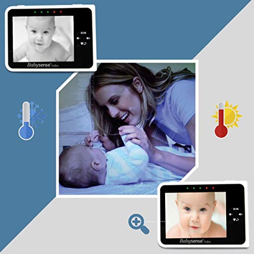 5 Babysense+Monitor+Interchangeable+Temperature+Lullabies