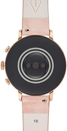 smartwatch fossil venture hr blush leather ftw6015