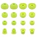ALXCD Ear Tips for PB3 Powerbeats 3 Headphone, SML 3 Sizes 6 Pair Silicone Replacement Earbud Tips & 2 Pair Double Flange Ear Tips, Fit for Beats Powerbeats2 Pb3 [8 Pair](Green)