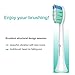 Senyum Optimal Plaque Control Replacement Toothbrush Heads, Compatible with all Snap-on Philips Sonicare Electric Toothbrushes, Fits for C2, HX6250 and others (8 Pack)
