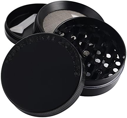 LIHAO Grinder Garrantie à Vie, 2”(5cm) Grinder en Zinc Alliage en 4 pièces - Noir - Cuisine A Vivre LIHAO Grinder Garrantie à Vie, 2”(5cm) Grinder en Zinc Alliage en 4 pièces - Noir